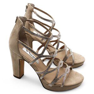 Women Sassie Block Heel Platform Evening Sandals